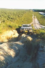 View from top. My cruiser couldn't make it! A front or rear diff lock would help! Click me!