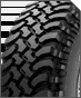 Aggressive tread on the new Mud Terrain